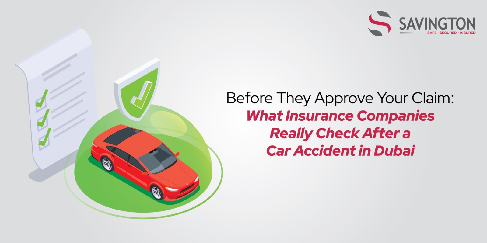 Accident car insurance claim process Dubai